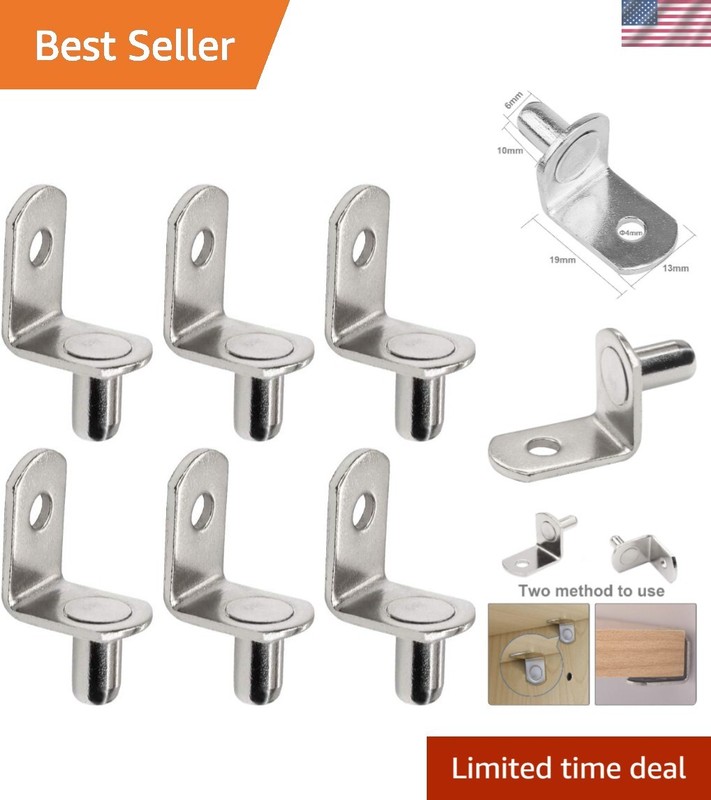 Effortless Snap-In L-Shaped Shelf Pins – 50 Count for Organized Living Spaces