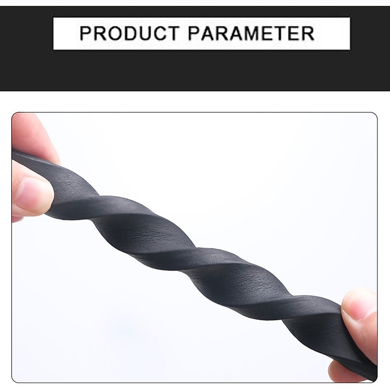 Square Sponge Strip Black EPDM Foam Rubber Gasket Cabinet Door Trim Seal 2-50mm gallery