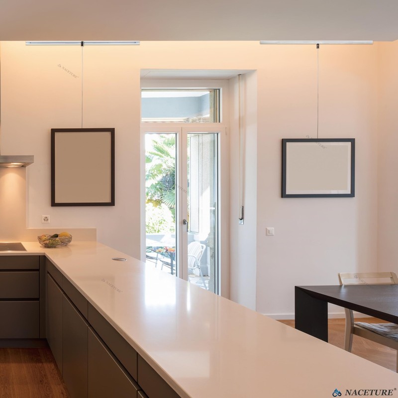 Picture Rail Hanging System- Innovative Art Hanging Rail System Inc... Fast Ship gallery