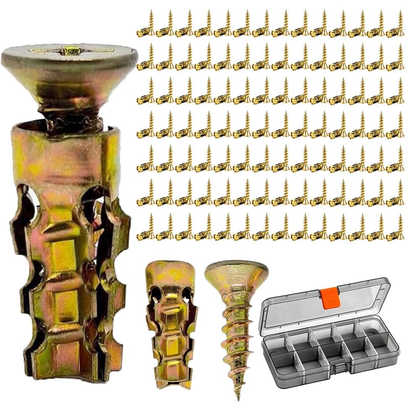 6×14mm Short Expansion Screw Set Stable Fixing Carbon Steel Expansion Screw Set