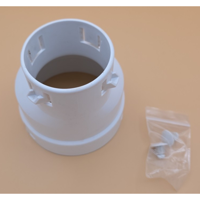FDM Gutter 3 in. Corrugated to 4 in. PVC Offset Coupler HDPE Connector – NEW