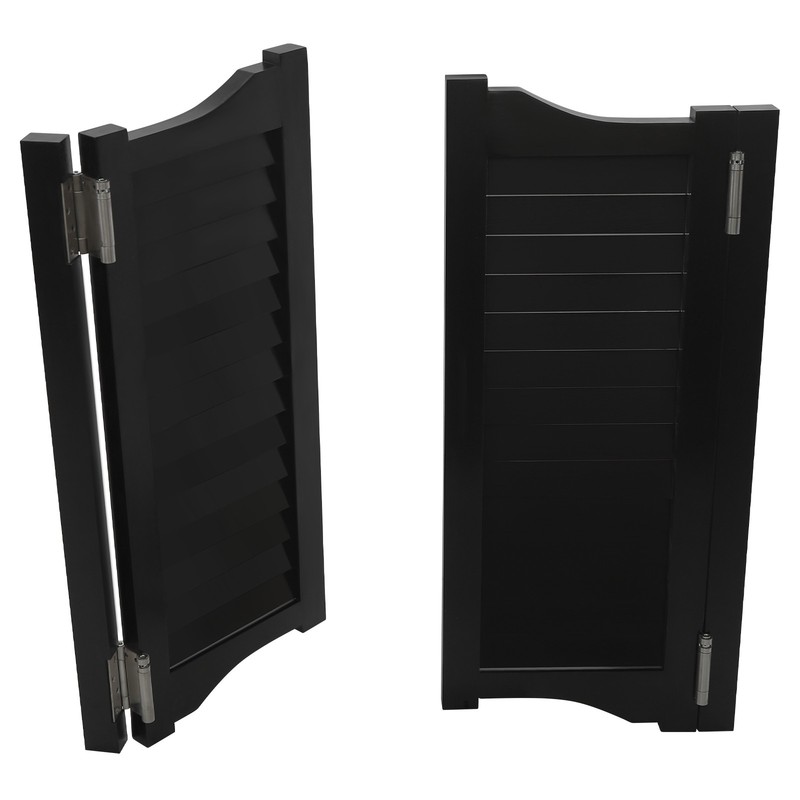 180° Corridor Partition Double Door, Partition Door, Half-height Louvered Door gallery