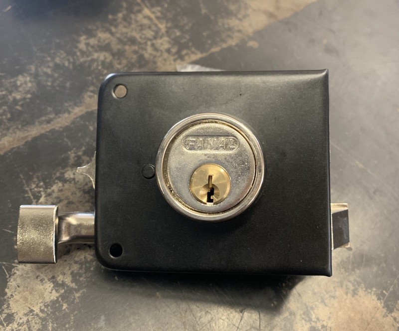FANAL Lock Rimlock Deadbolt Square Lockset Mexico - Right philips gallery