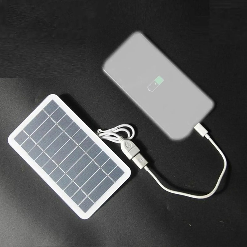 USB Output Solar Panel 5W for Convenient Charging During Outdoor Trips