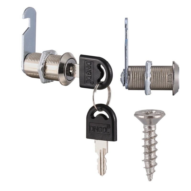 8 Set Cam Locks Keyed Alike Secure Storage Locks Drawer Cabinet Mailbox 16 Keys gallery