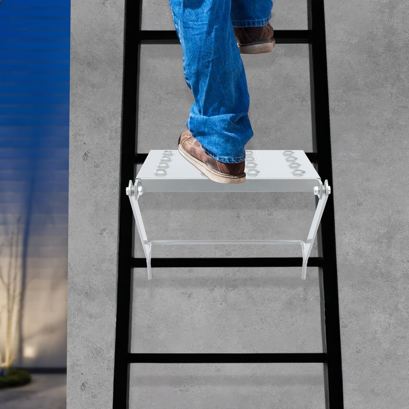 Ladder Work Platform Accessory Work Platform for Hanging in Ladders Sliver gallery