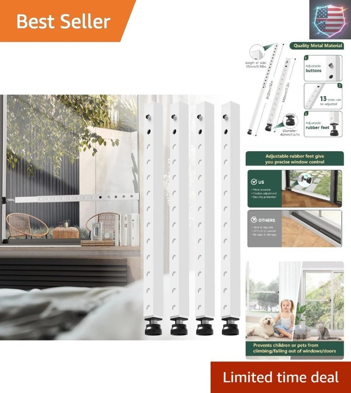 Window Security Bars Adjustable, Window Bars Security Inside Vertical, Heavy …