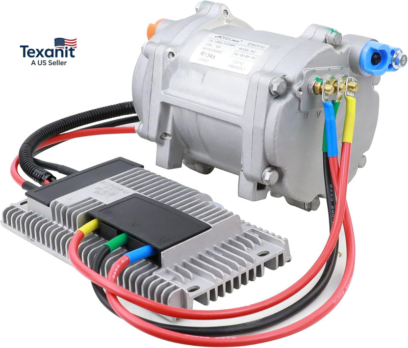 Universal AC Electric Compressor 20Cc/R Air Conditioner Compressor for 12V Auto gallery