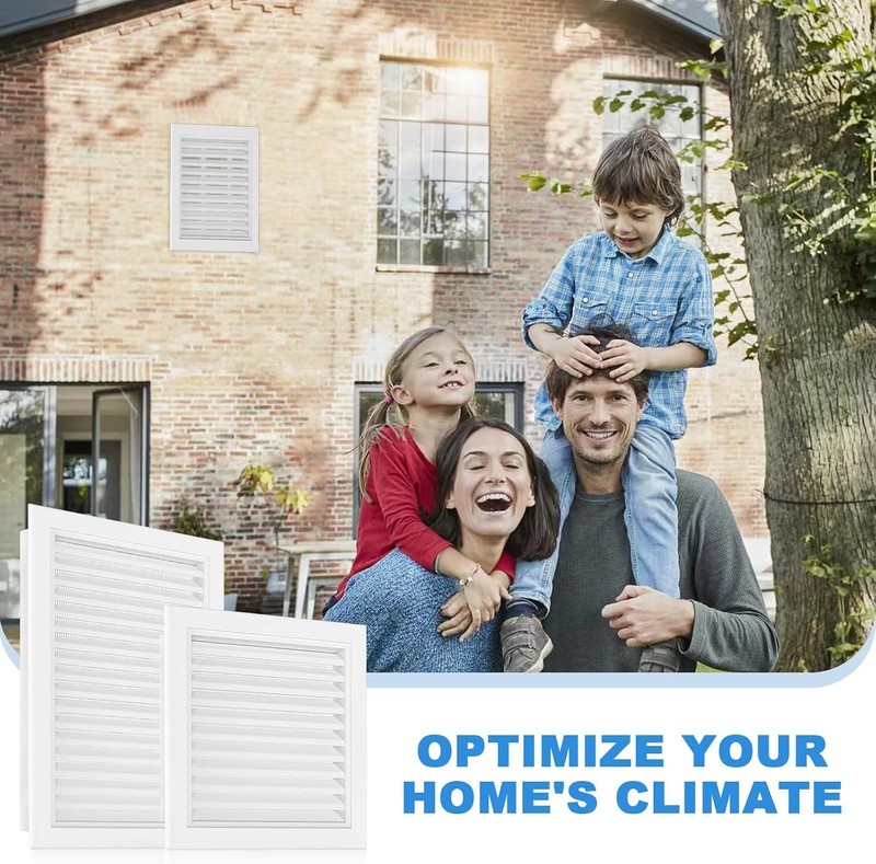 Paintable Aluminum Gable Vents - 2 Pack gallery