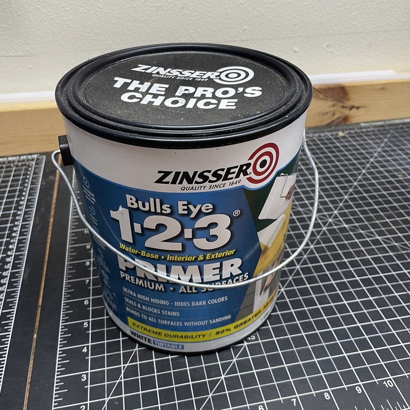 Bulls Eye 1-2-3 All Surface Primer, Gallon, White – NEW