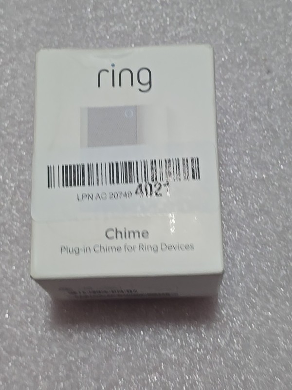 Ring Door Chime White Plug-in Chime for Ring Devices