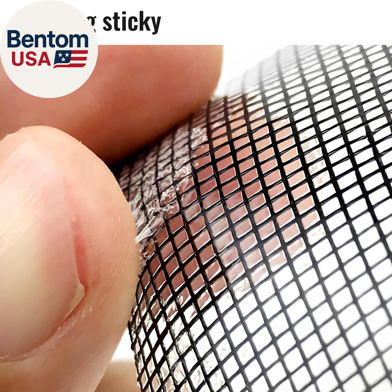 Window Screen Repair Patch, 10 Patches, 4"X 4"(10Cm X 10Cm), Black, 3-Layer Stro gallery