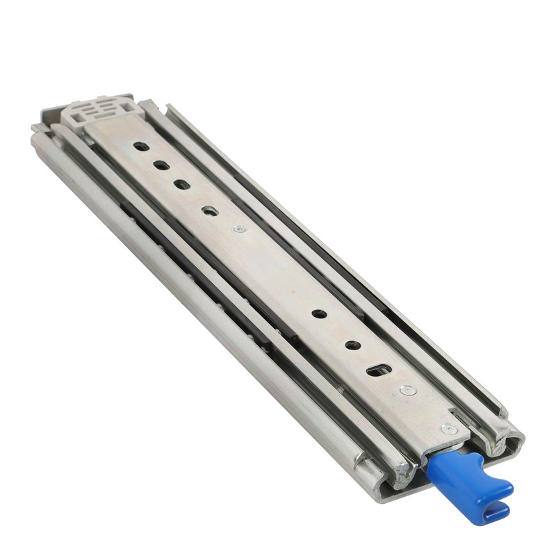 2 Pcs Locking Drawer Slides 12 Inch Full Extension & Lock 500 lb Load Capacity gallery
