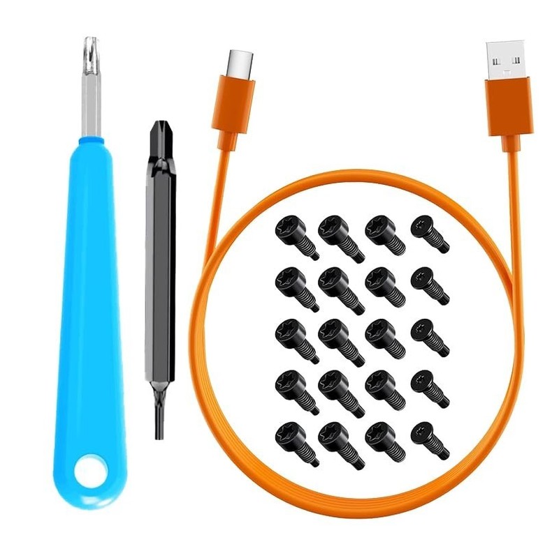 Ring Doorbell Essential Accessories: USB Cable, 20 Screws, and Dual Screwdrivers gallery