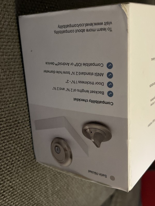 Level Lock Keyed Entry Smart Door Lock - Satin Nickel gallery