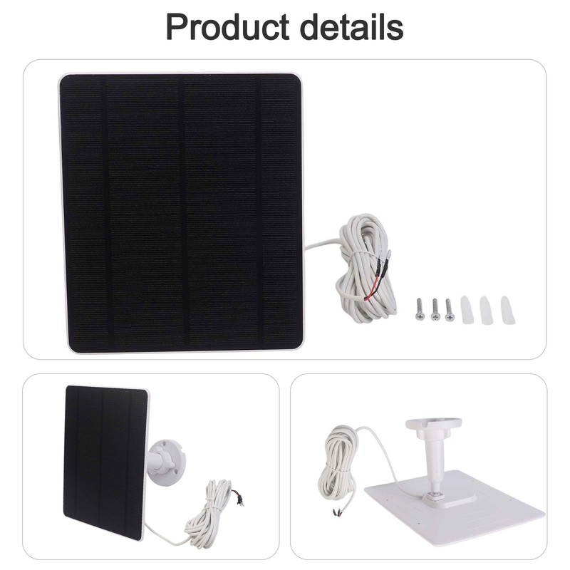 Sustainable Power Source High Efficiency Solar Charger for Security Cameras gallery