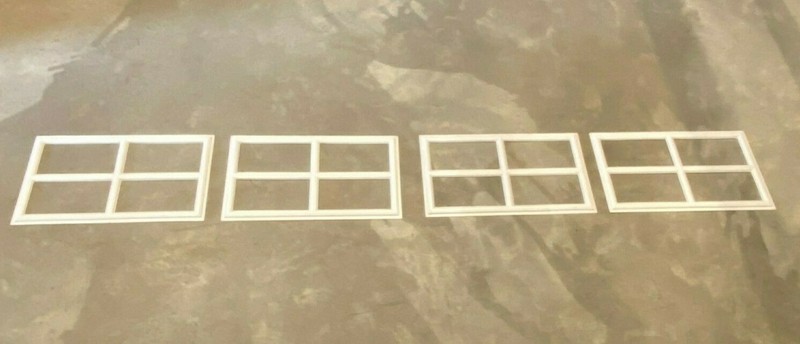 8 Amarr Stockton Replacement Inserts for Short Panel Amarr Garage Doors White gallery