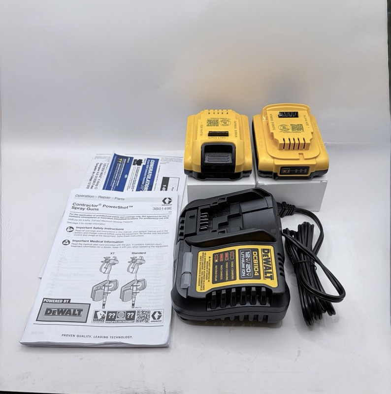 Graco Contractor PowerShot XT Airless Spray Gun Kit DeWALT Powered NEW gallery