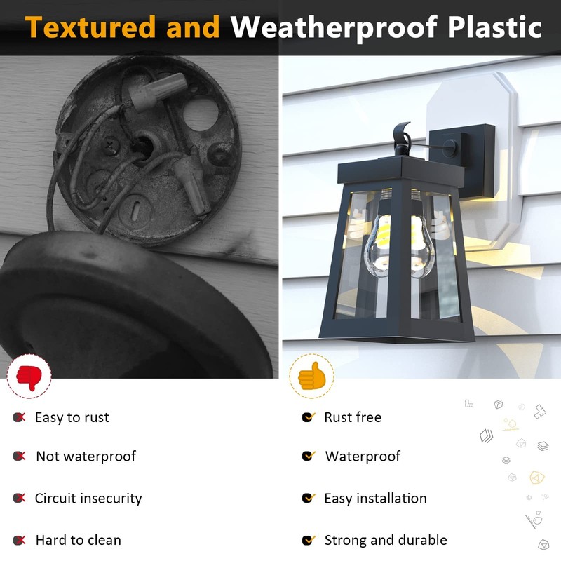 Siding Mounting Kit, Siding Mount Block, Outdoor Light Mounting Block with Bu... gallery