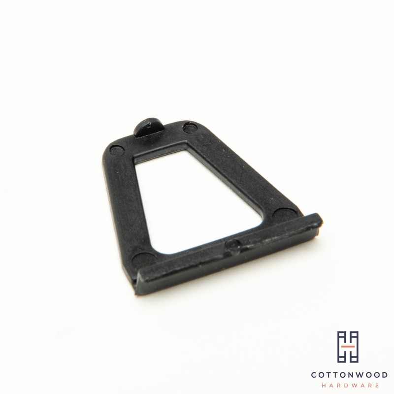 Hollow Pull Tabs for Window Screens – BLACK — MADE IN THE USA – FREE SHIPPING