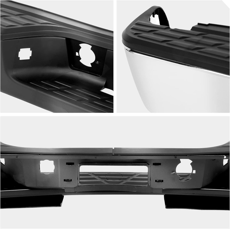 Rear Step Bumper Assembly Compatible With 2007-2013 Chevy Silverado 1500 & GMC S gallery