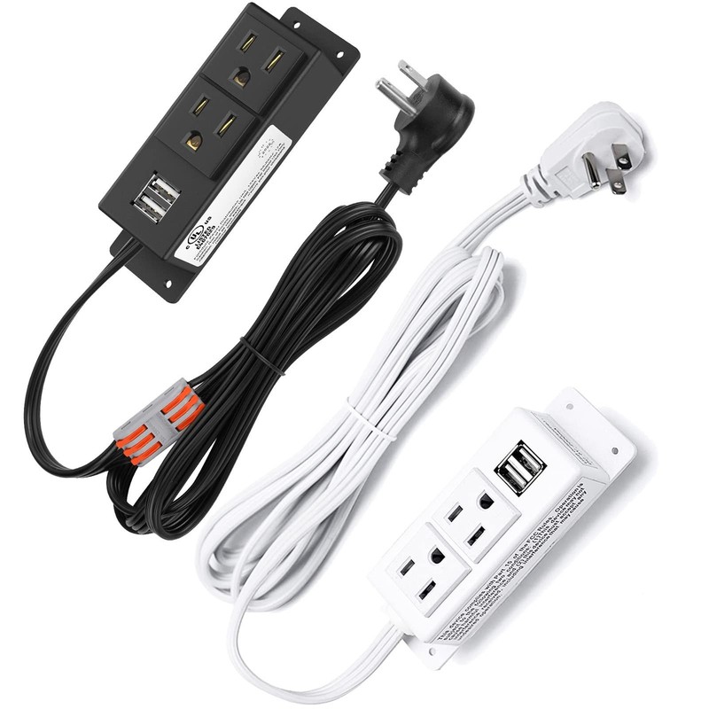 Gun Safe Accessory Electrical Power Outlet Kit Black, Wall Mountable Socket S...