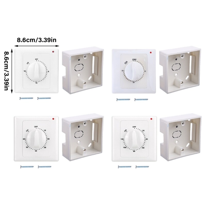 86 Panel Mechanical Countdown Timer Switches for Fan, Water Heaters, Pump gallery