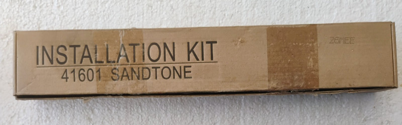 Andersen Emco Storm Screen Door Installation Kit Sandstone 41601 New-open Box.