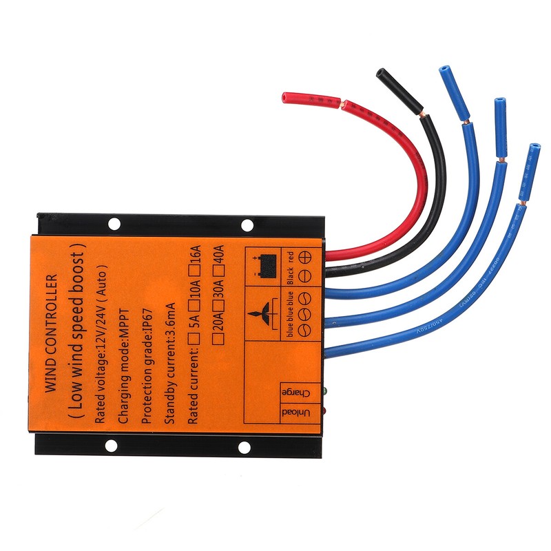 IP67 Wind Turbine Generator MPPT Charge Controller Boost Regulator 12V 24V Auto gallery