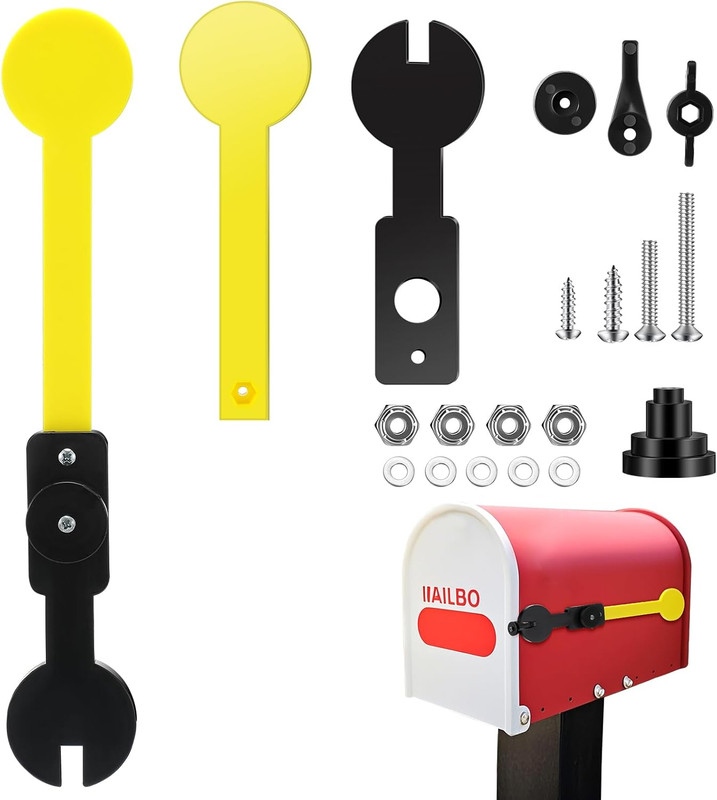 Mailbox Delivery Notification Alert Signal Flag Kits Mailboxes Accessories with gallery