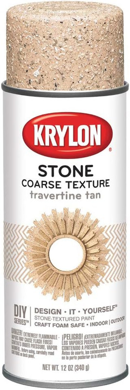Coarse Stone Texture Spray Paint, White Onyx, 12oz - Perfect Finish! gallery