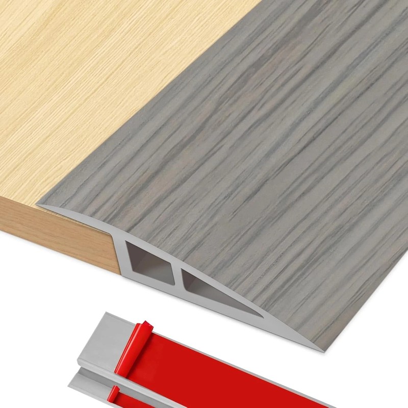 Door Threshold Ramp Floor Transition Strip 72 inch, 1/2” ~ 3/5” Thresholds Ram