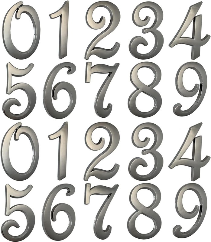3 Inch Mailbox Numbers Self Adhesive House Apartment Hotel Office Room Home D…