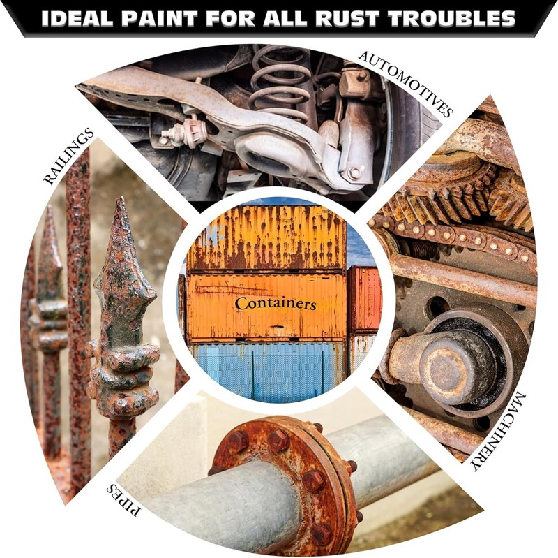 16oz Water-Resistant Rust Neutralizer & Metal Primer - Total Rust Protection gallery