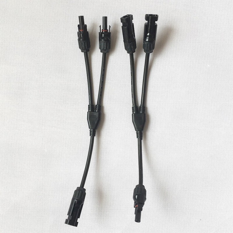 Solar Panel Cable Wire Connector PV Wire Branch T Y Splitter Adapter gallery