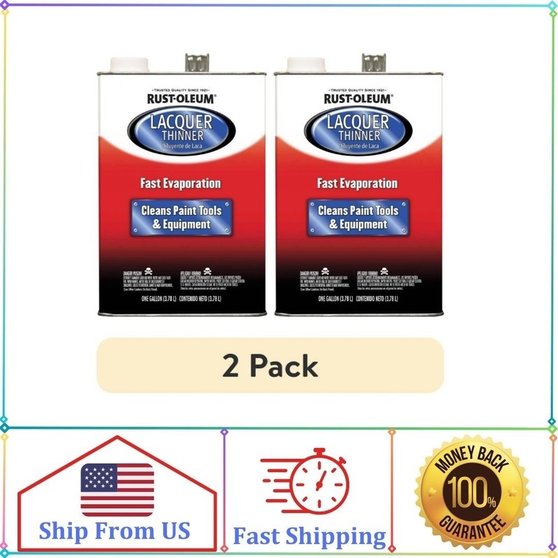 Rust-Oleum Automotive 1 gal. Low VOC Professional Lacquer Thinner (2-Pack) New