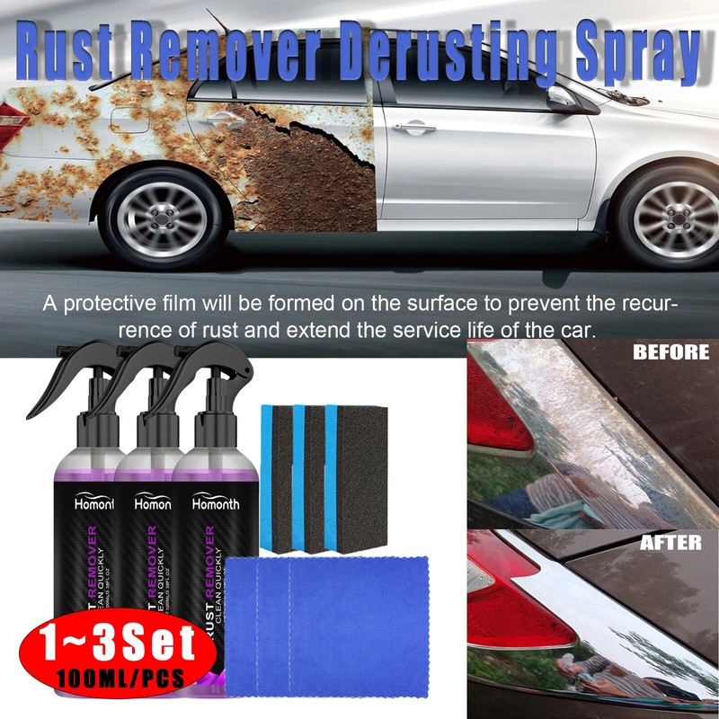 Rust Remover Spray – Fast Derusting for Metal, Iron & Car Wheels