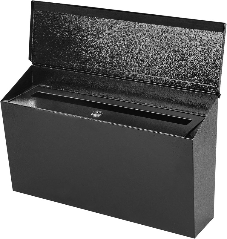 Rust-Proof Wall Mounted Mailbox - Large Capacity with Secure Lock 15.7x9.9in gallery