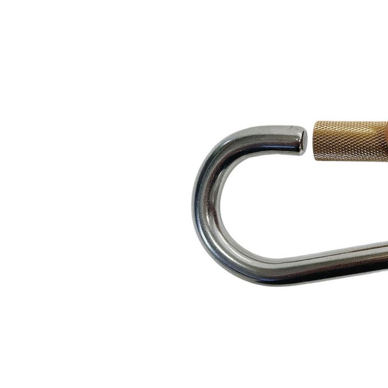 5/16" Carabiner Quick Link Spring Loaded Lock, 5-1/8"L T304 Stainless Steel 4Pcs gallery