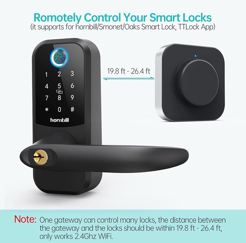Gateway Wi-Fi Bridge, Keyless Entry Electronic Smart Door Lock Wi-Fi gallery