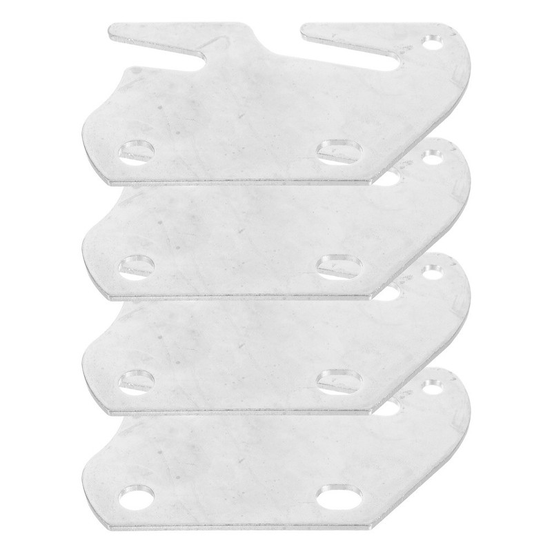 4 Pcs Wood Bed Frame Replacement Parts Bracket Rail Hook Receiver gallery
