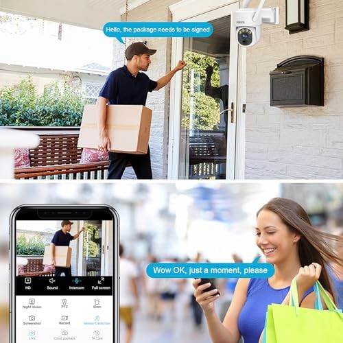 2K Outdoor-Solar Security Camera Wireless with PTZ 360° View, Smart Full gallery