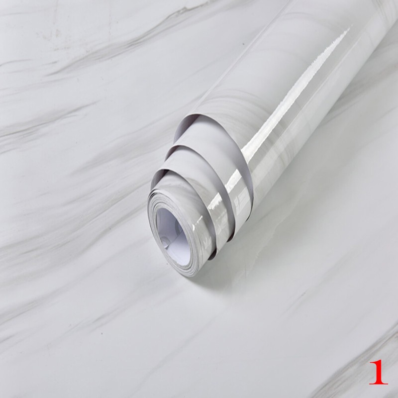 Marble Pattern Contact Paper Room Cupboard Worktop Wallpaper Sticker Home Decor