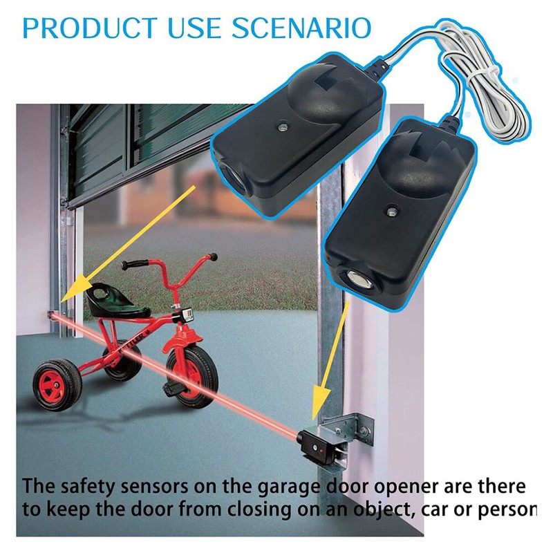 Safety Sensor for 41A5034 Sears Craftsman Garage Door Opener gallery