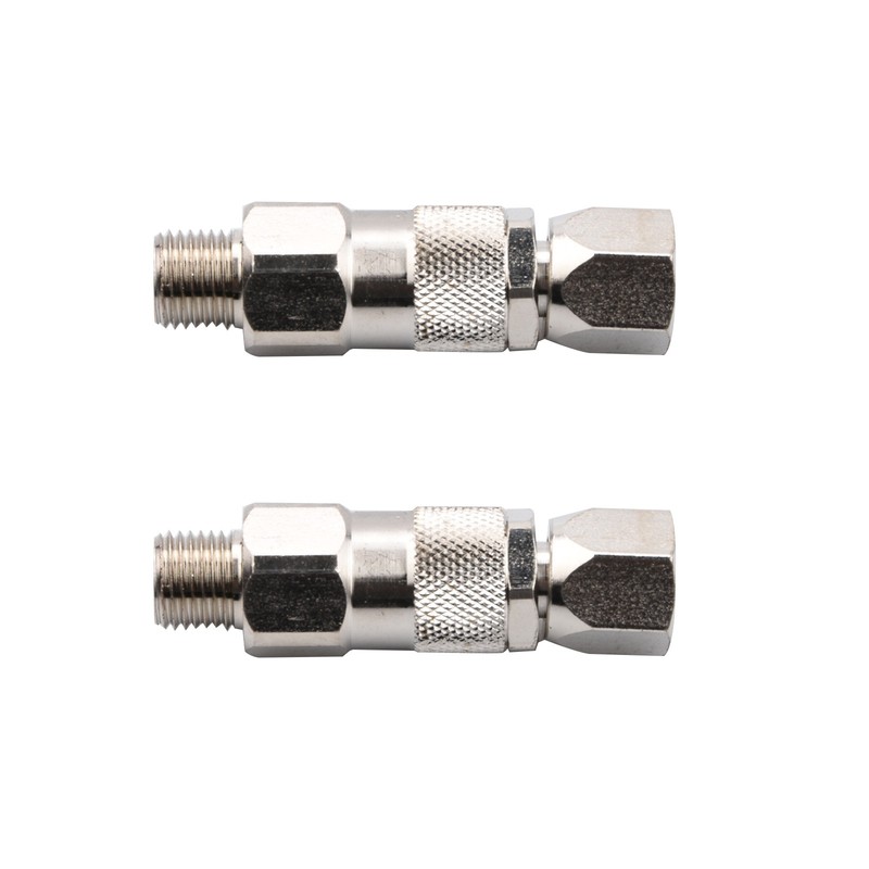 2pcs 1/4 Inch 360 Degree Swivel Fitting for Graco for Titan Airless Sprayer Hose