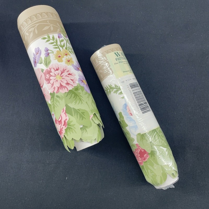 Waverly Floral Pattern Cut Border 5 Yds 6.4" (W) Donegal Rose Spring Cottagecore gallery
