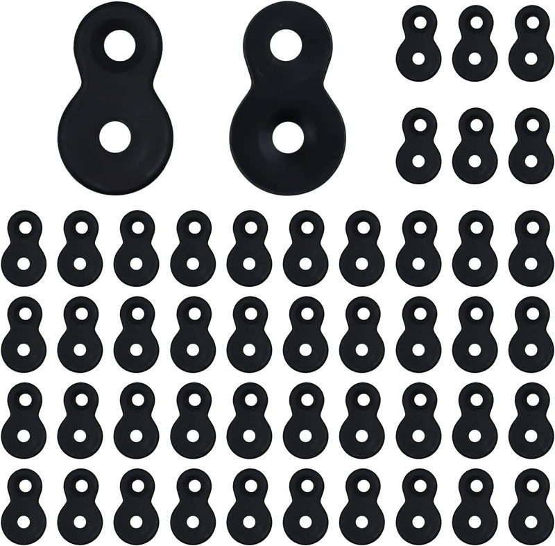 48 Pcs Figure 8 Fastener Steel Table Top Fastener Heavy Duty Hardware Desk Top C