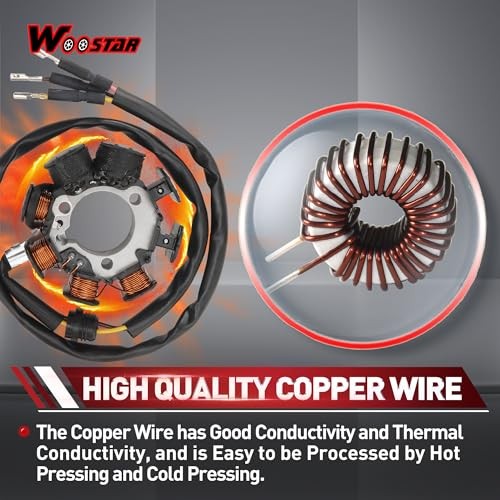 8 Coil 3 Wire Magneto Stator Replacement for 1986-1995 XR250 31120-KZ1-951 gallery