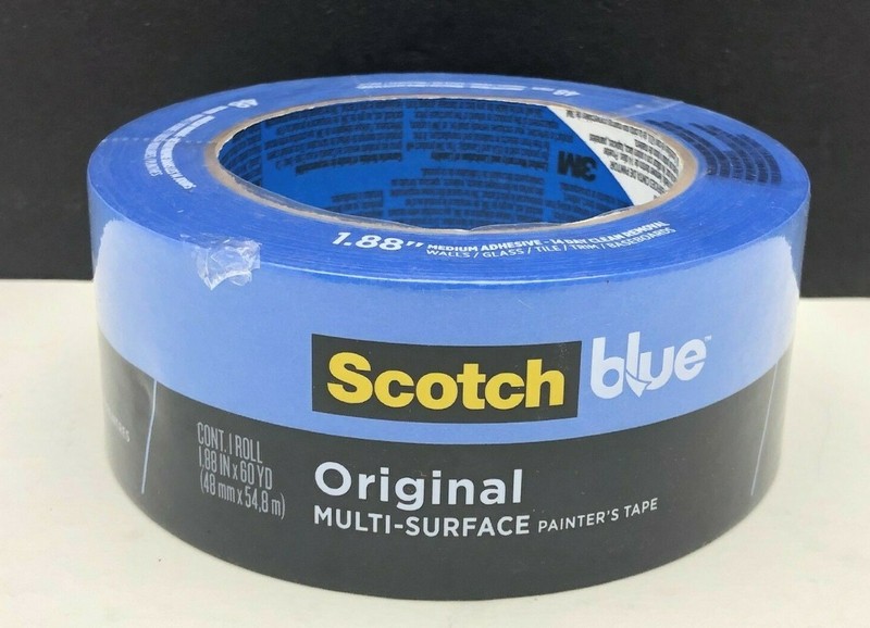 3M Scotch Original BLUE Painters Multi Surface Paint Masking tape 2″ x 60yd 2090