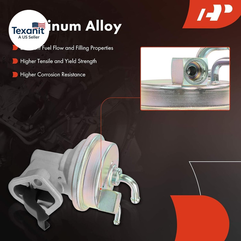 Mechanical Fuel Pump with Spring Compatible with Chevrolet, Buick, GMC, Oldsmobi gallery